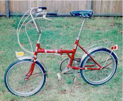 Folding shopping bike